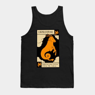 Capricorn Tarot Card - Muchery Vintage Tarot Deck Tank Top